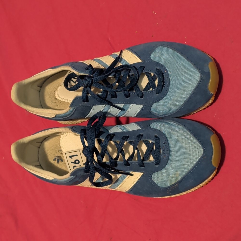 Adidas Two-Tone Blue Sneakers